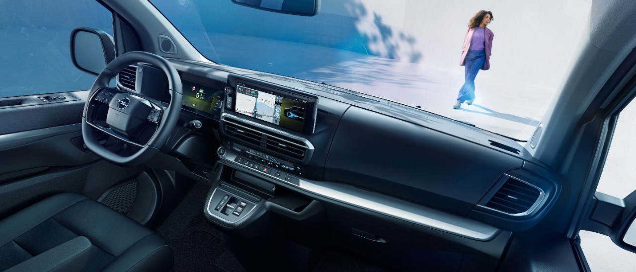  Zafira Electric set indefra 