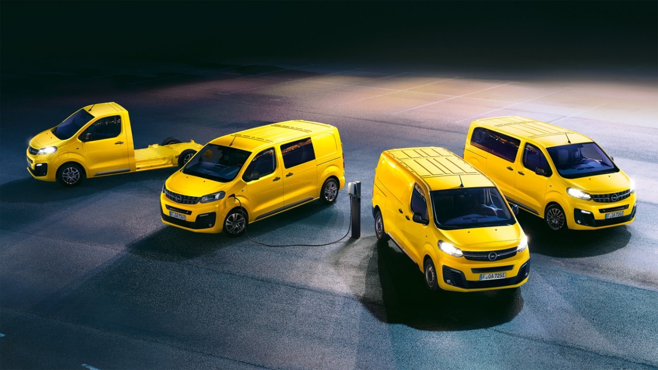 Opel Vivaro-e varianter